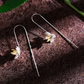 Cute-Blooming-Flower-Drop-sterling-silver-earring (11)